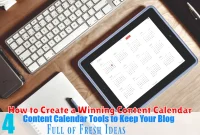 How to Create a Winning Content Calendar